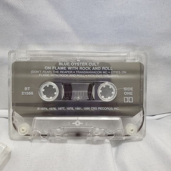 Blue Oyster Cult On Flame With Rock And Roll Cassette Tape Year 1990 CBS Records - Picture 4 of 6